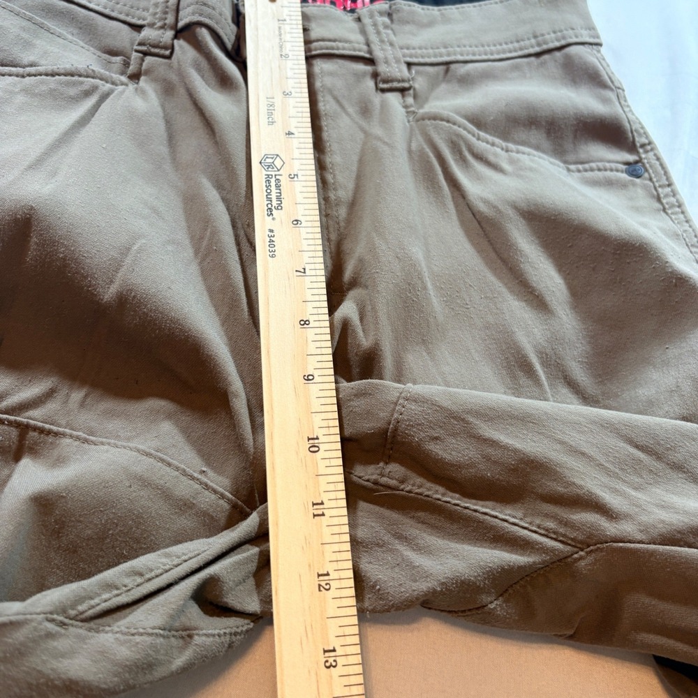 Wrangler ATG Pants Mens 32x34 Brown Nylon Stretch Hiking Outdoor Utility Pants - Picture 7 of 9